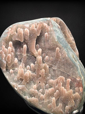 Drusy Quartz Stalactite w/ Custom Stand