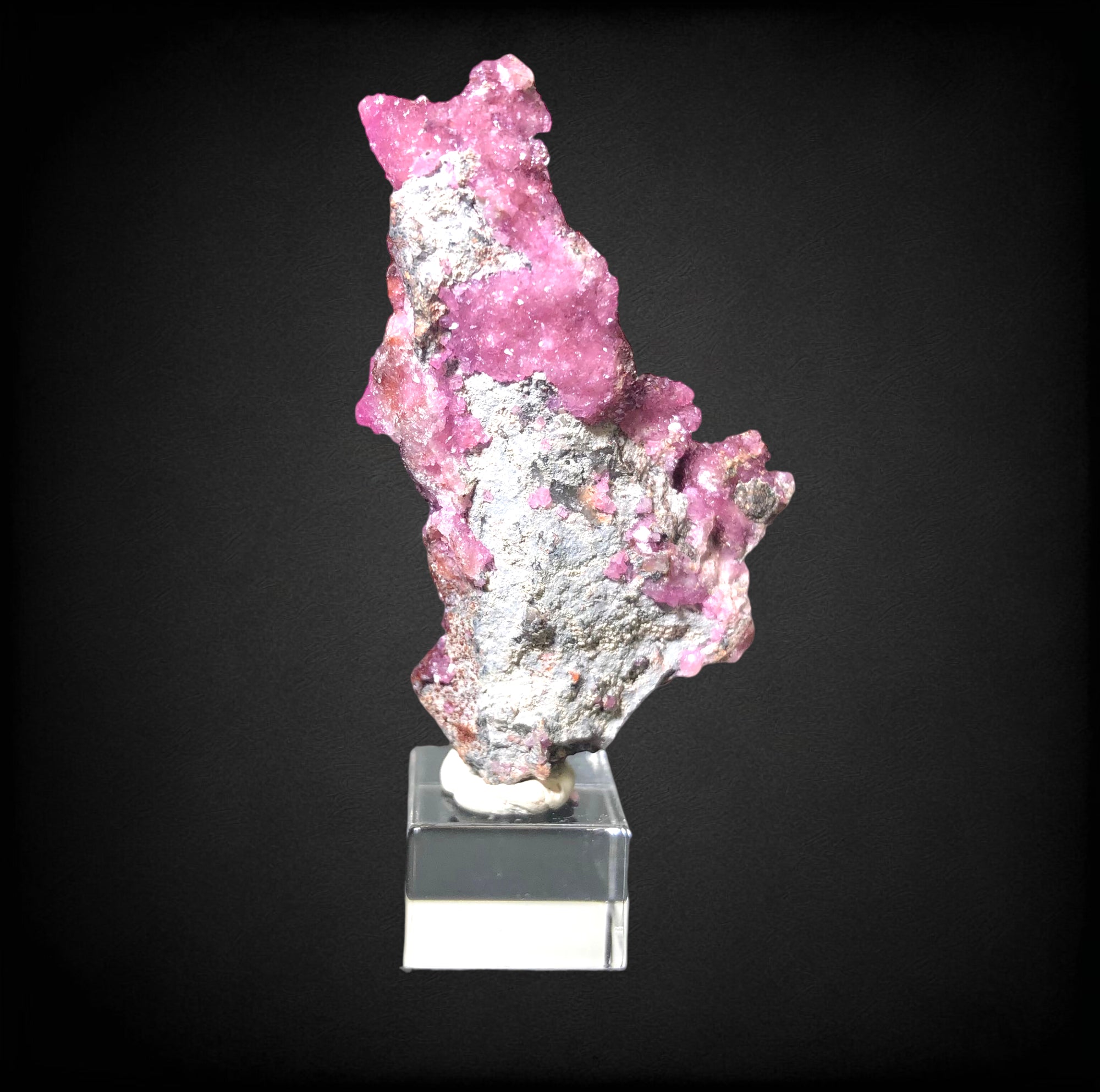 Cobaltoan Calcite w/ Hematite, Morocco