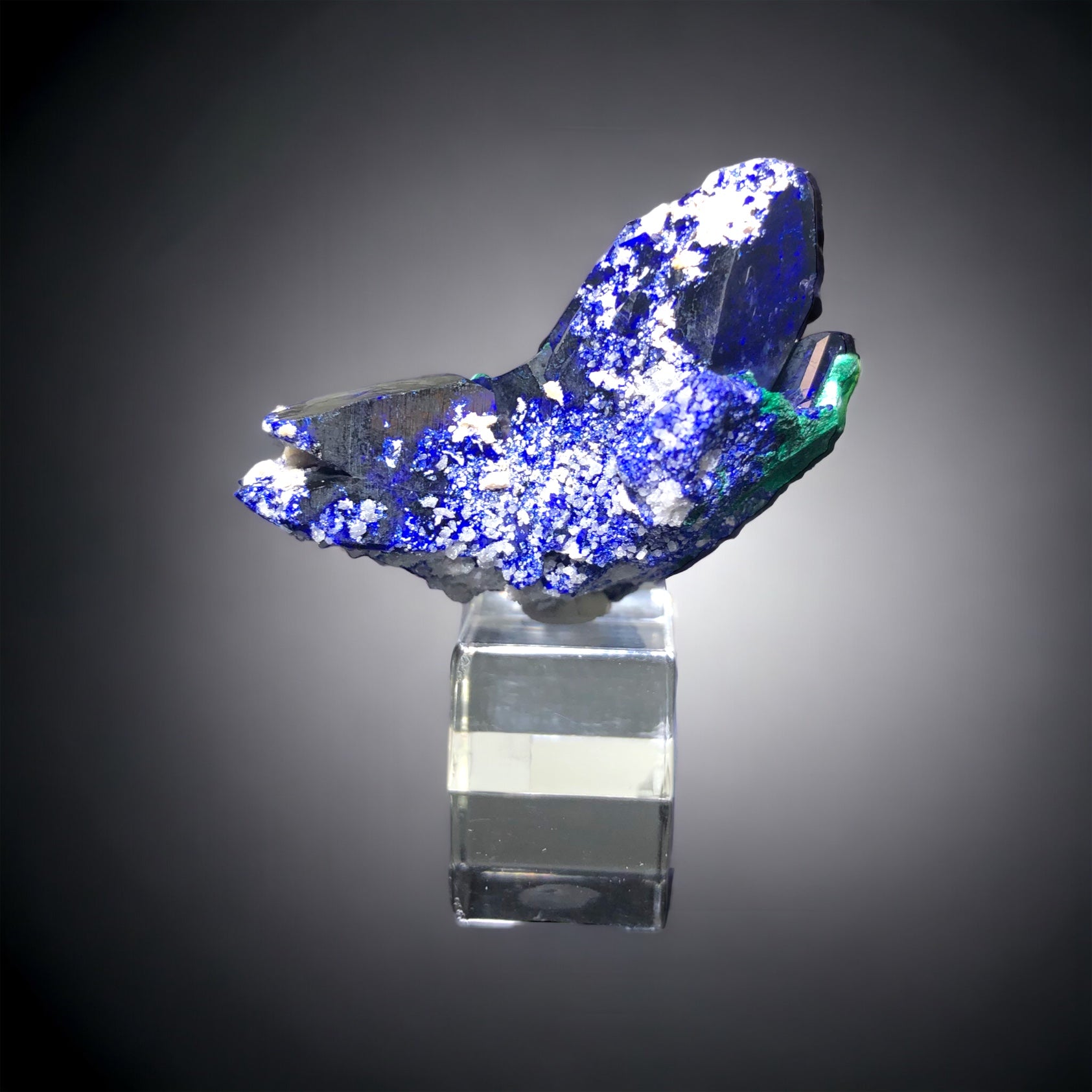 Azurite w/ Malachite