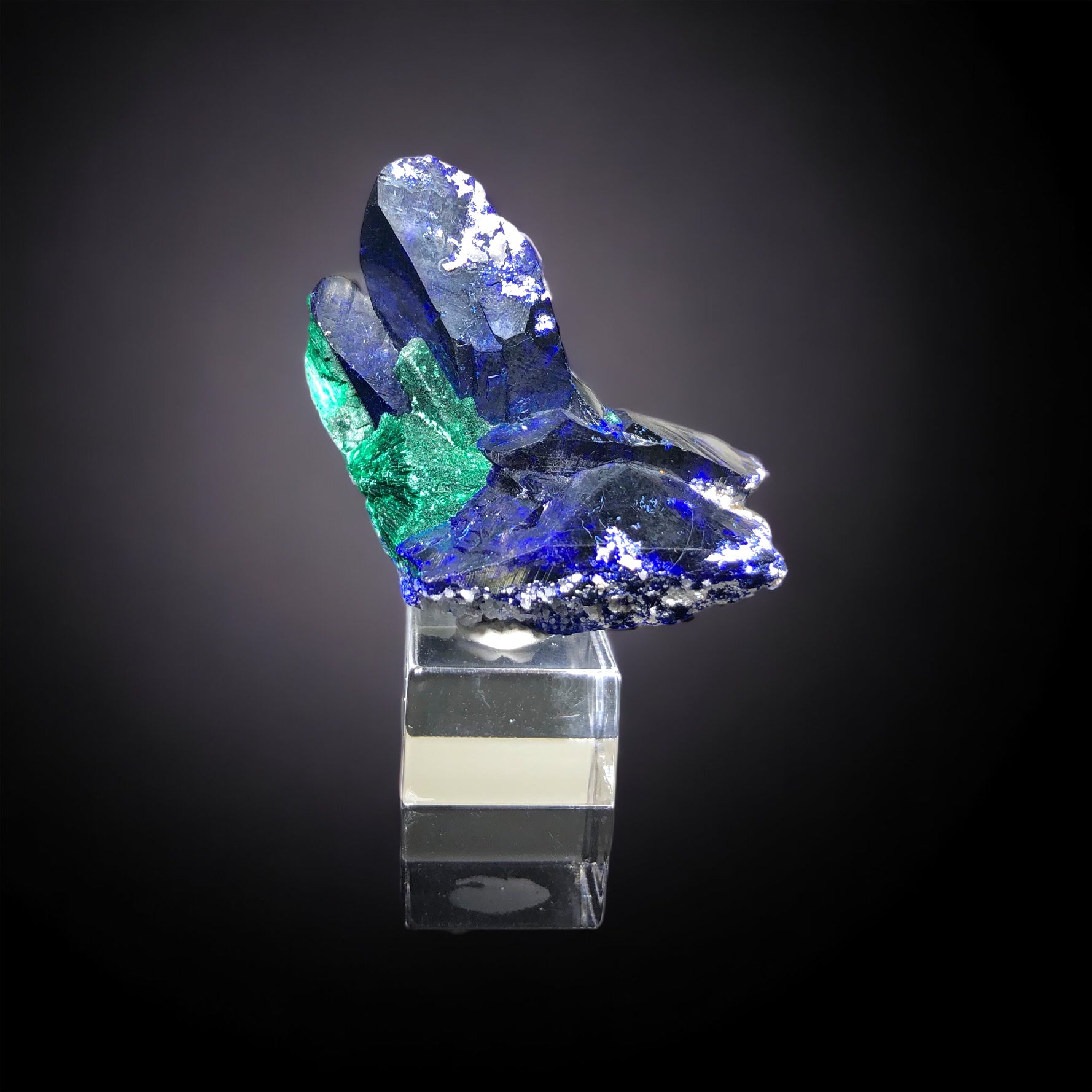 Azurite w/ Malachite