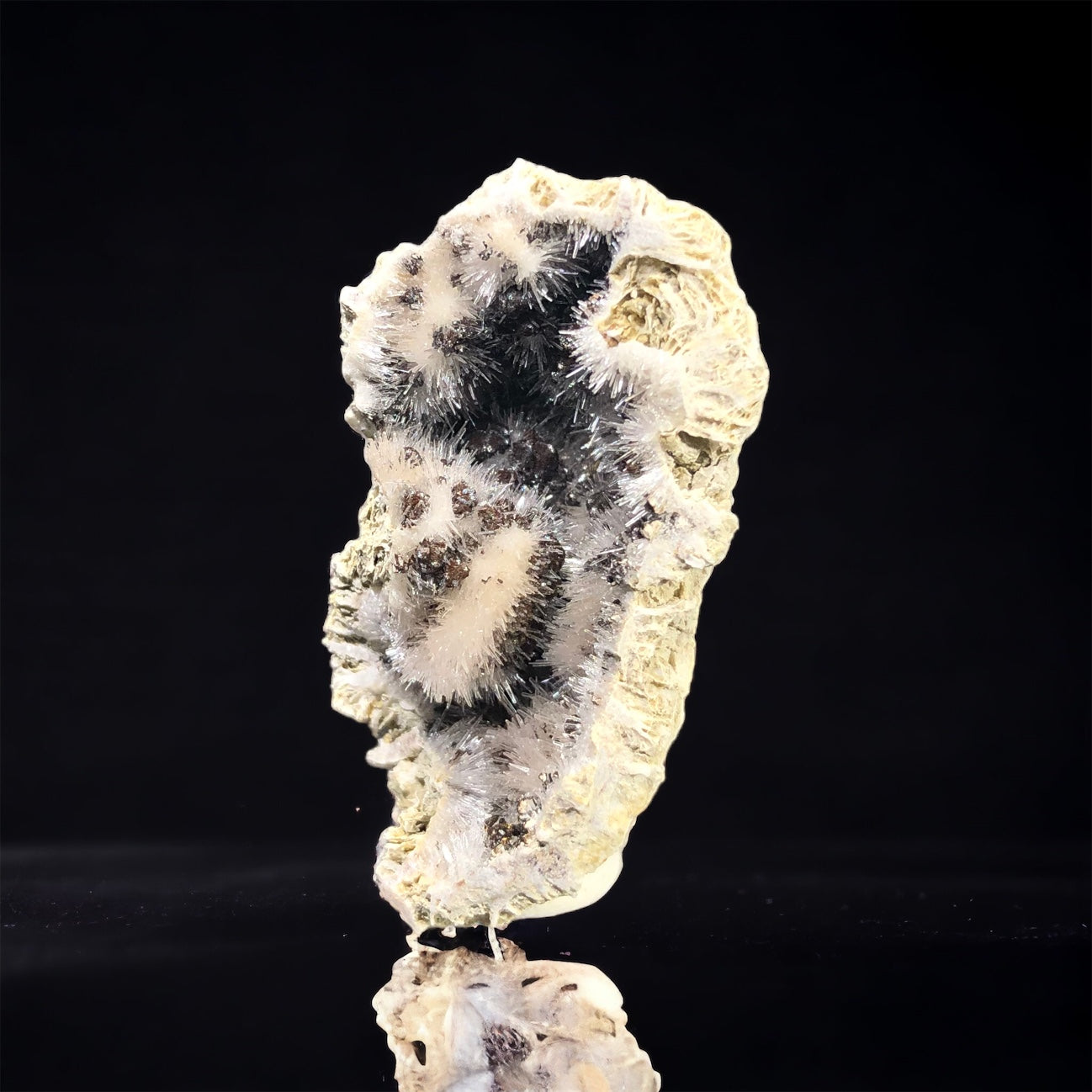 Kutnohorite w/ Aragonite Geode, Italy