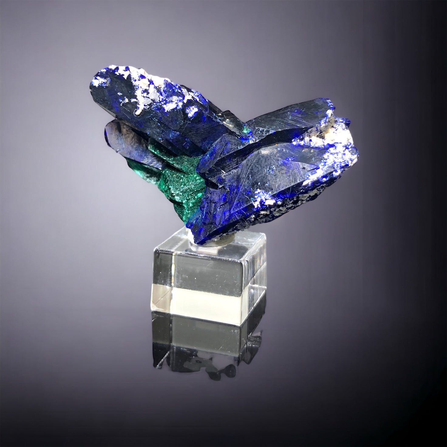 Azurite w/ Malachite