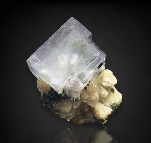 Fluorite w/ Muscovite & Epidote, Yaogangxian Mine, China