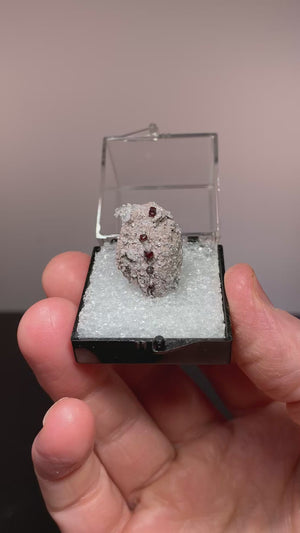 Spessartite Garnet w/ Topaz, Grants Canyon, New Mexico