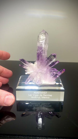Amethyst w/ custom stand