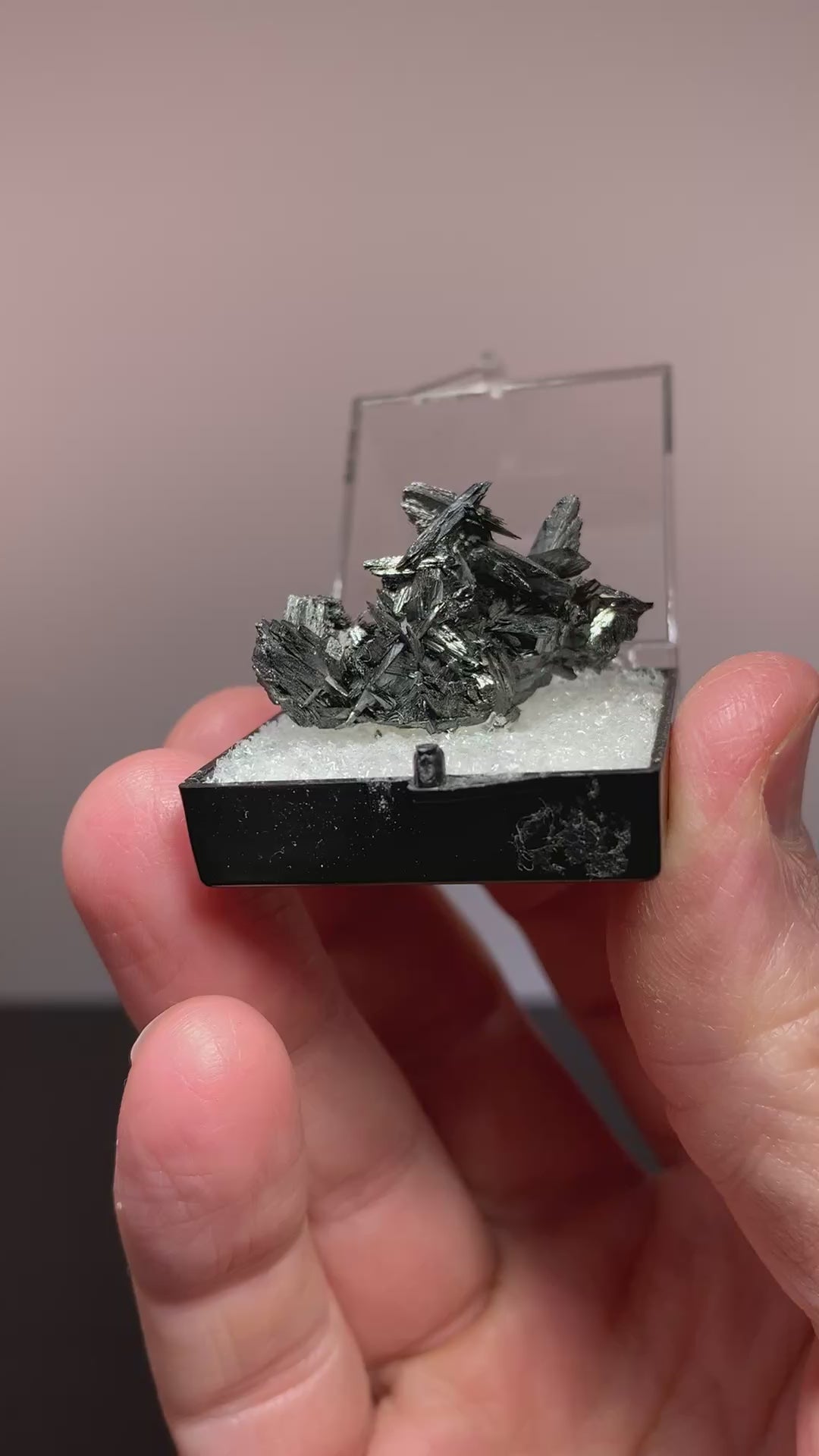 Manganite w/ Quartz, Caland Pit, Canada