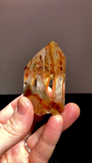 Quartz w/ Amphibole inclusions