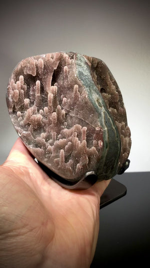 Drusy Quartz Stalactite w/ Custom Stand