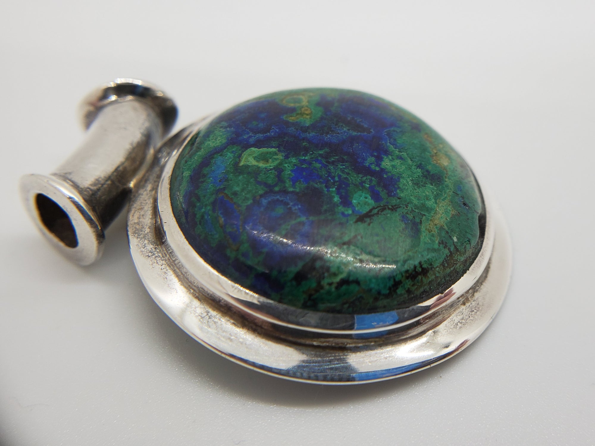 Malachite Azurite Pendant