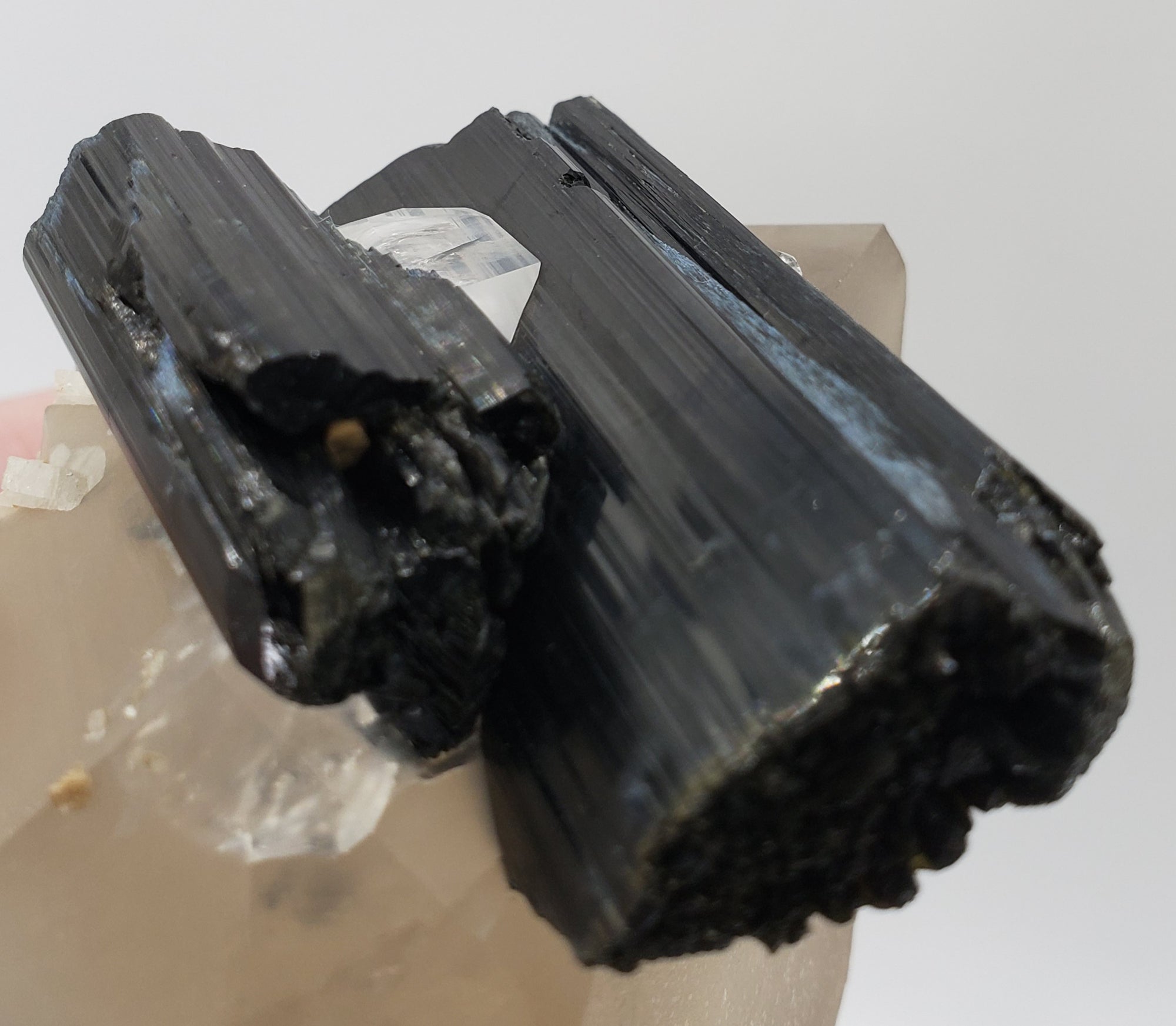 Quartz w/ Schorl Tourmaline