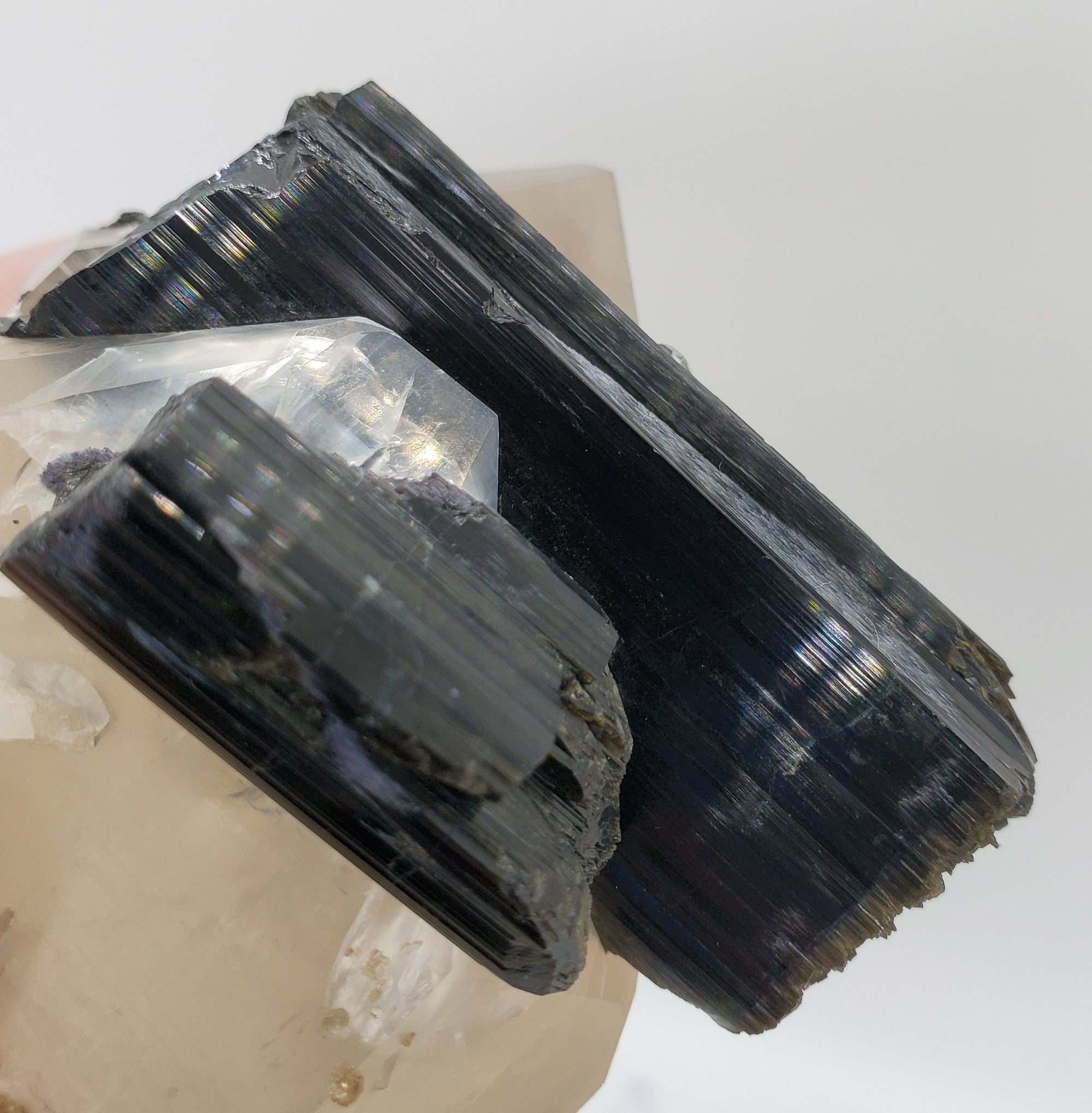 Quartz w/ Schorl Tourmaline
