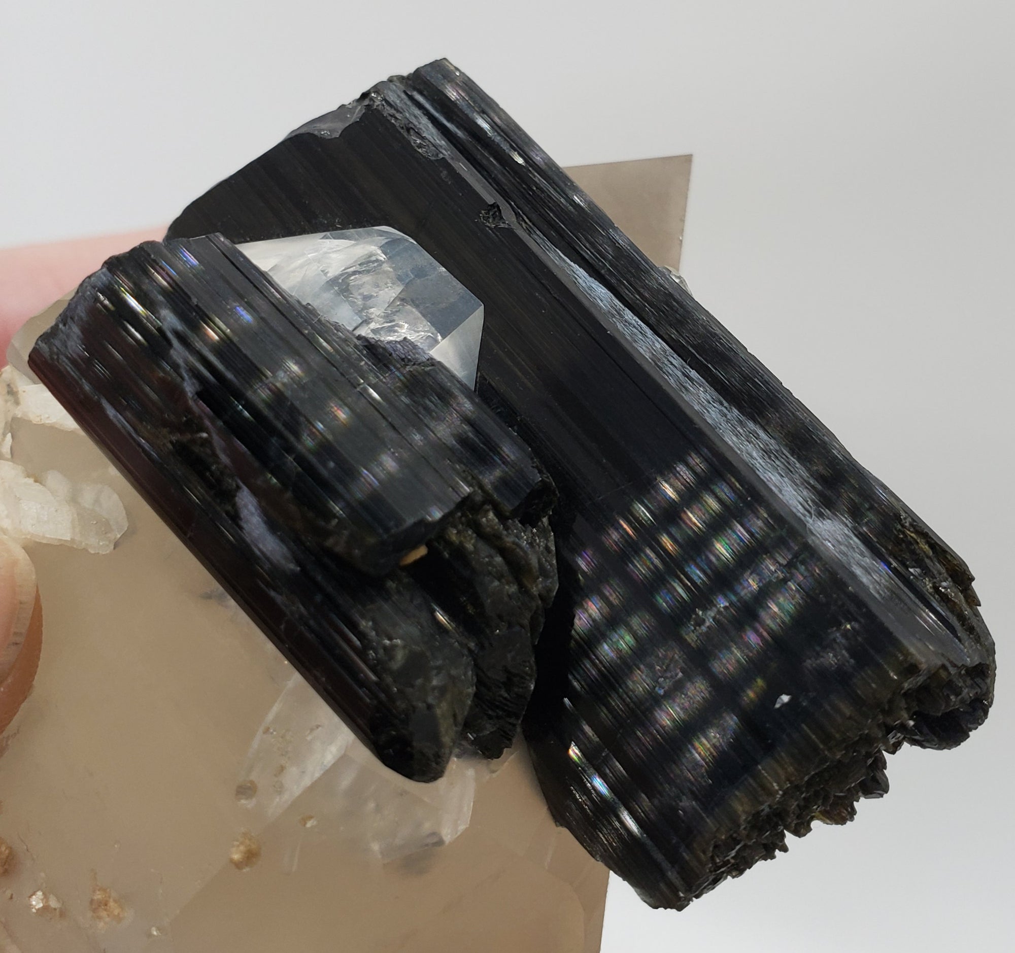 Quartz w/ Schorl Tourmaline