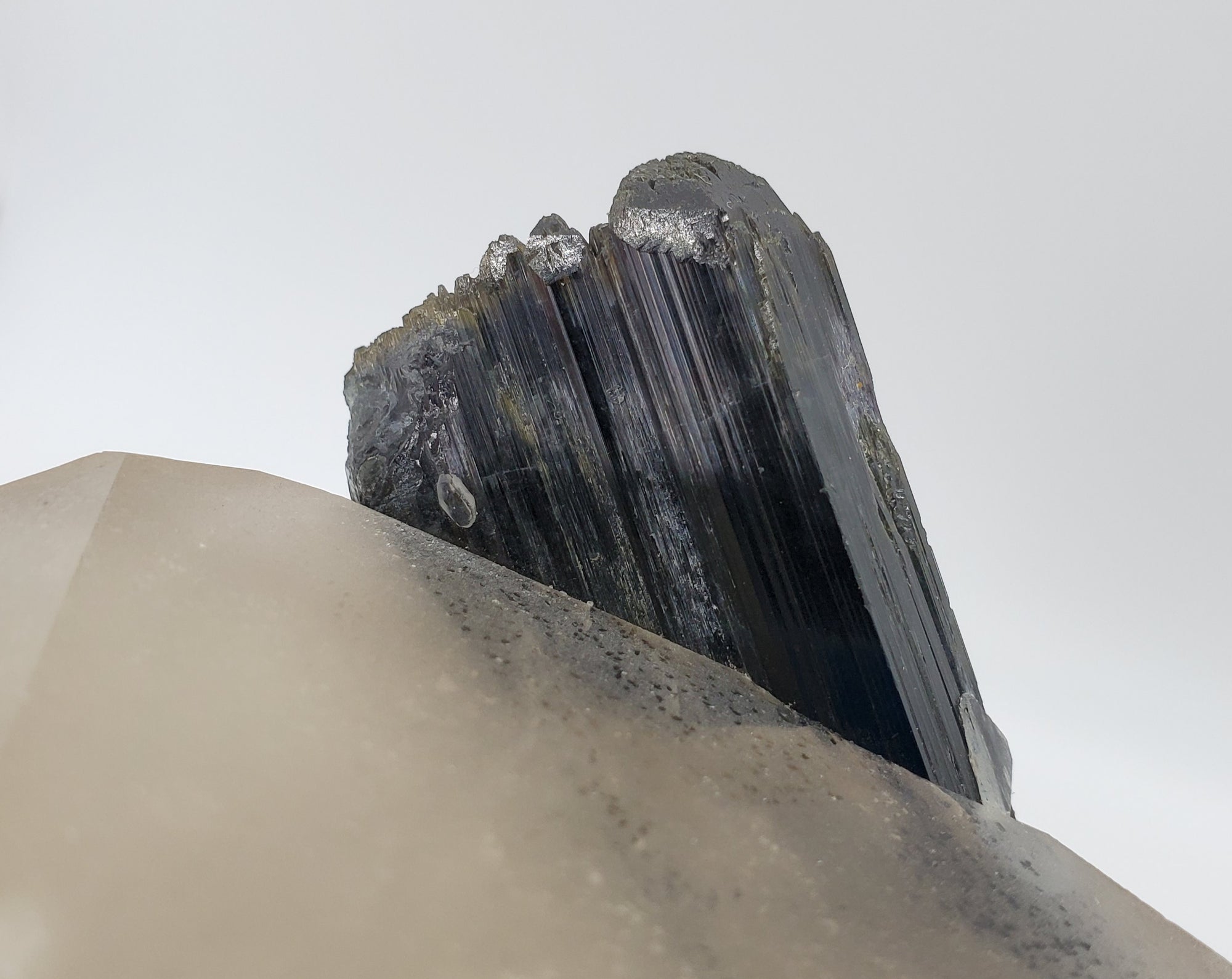 Quartz w/ Schorl Tourmaline