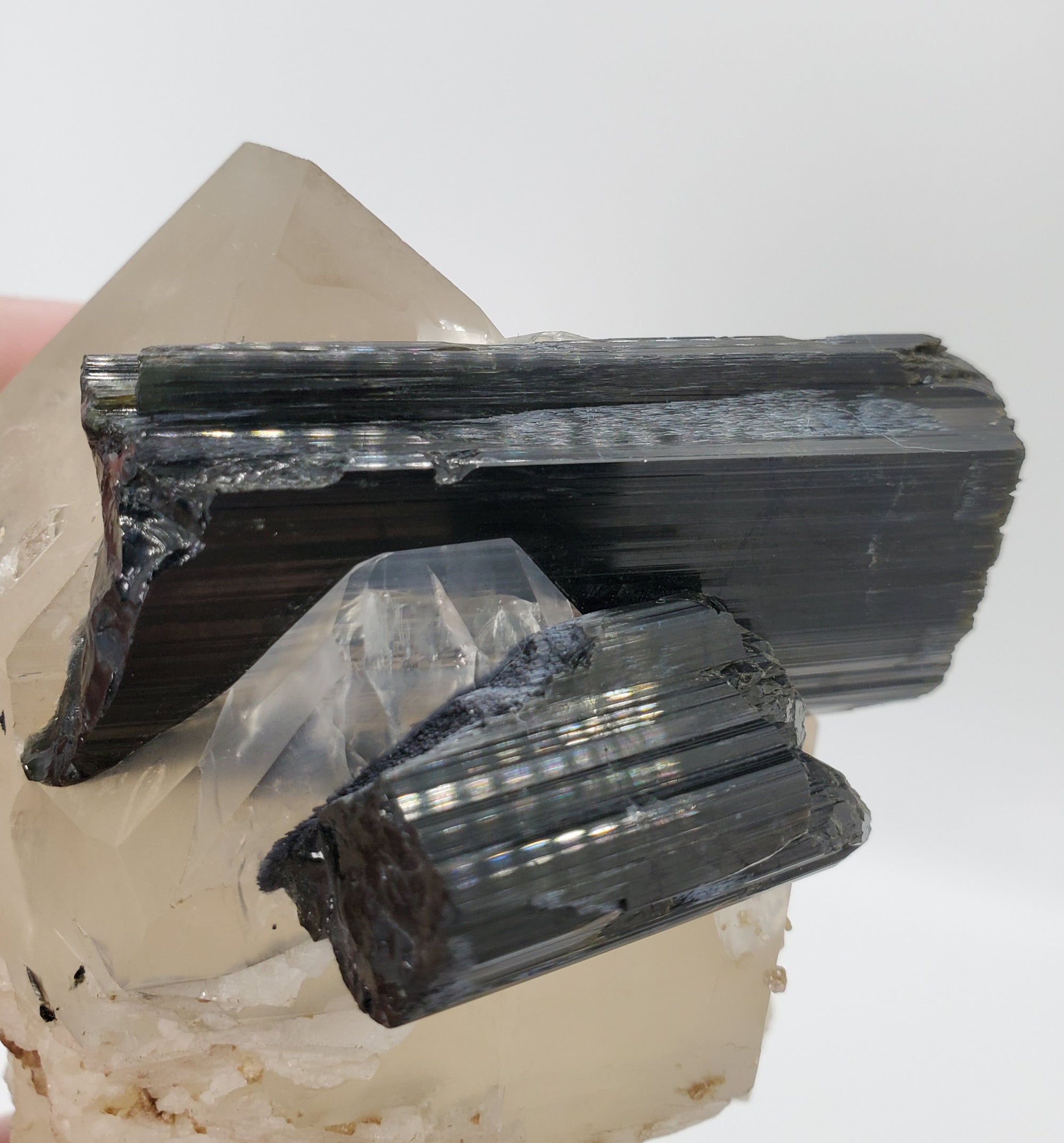 Quartz w/ Schorl Tourmaline