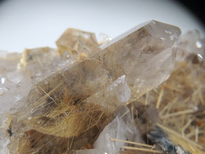 Rutile and Hematite w/ Smoky Quartz