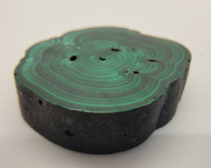 Malachite Stalactite Slice, DRC