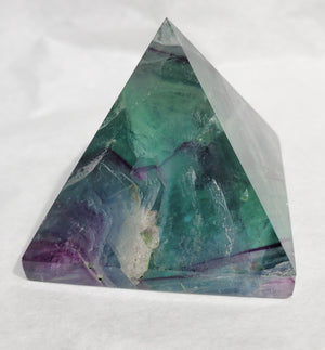 Rainbow Fluorite Pyramid,  China