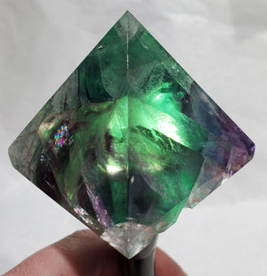 Rainbow Fluorite Pyramid,  China