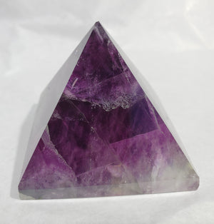 Rainbow Fluorite Pyramid,  China