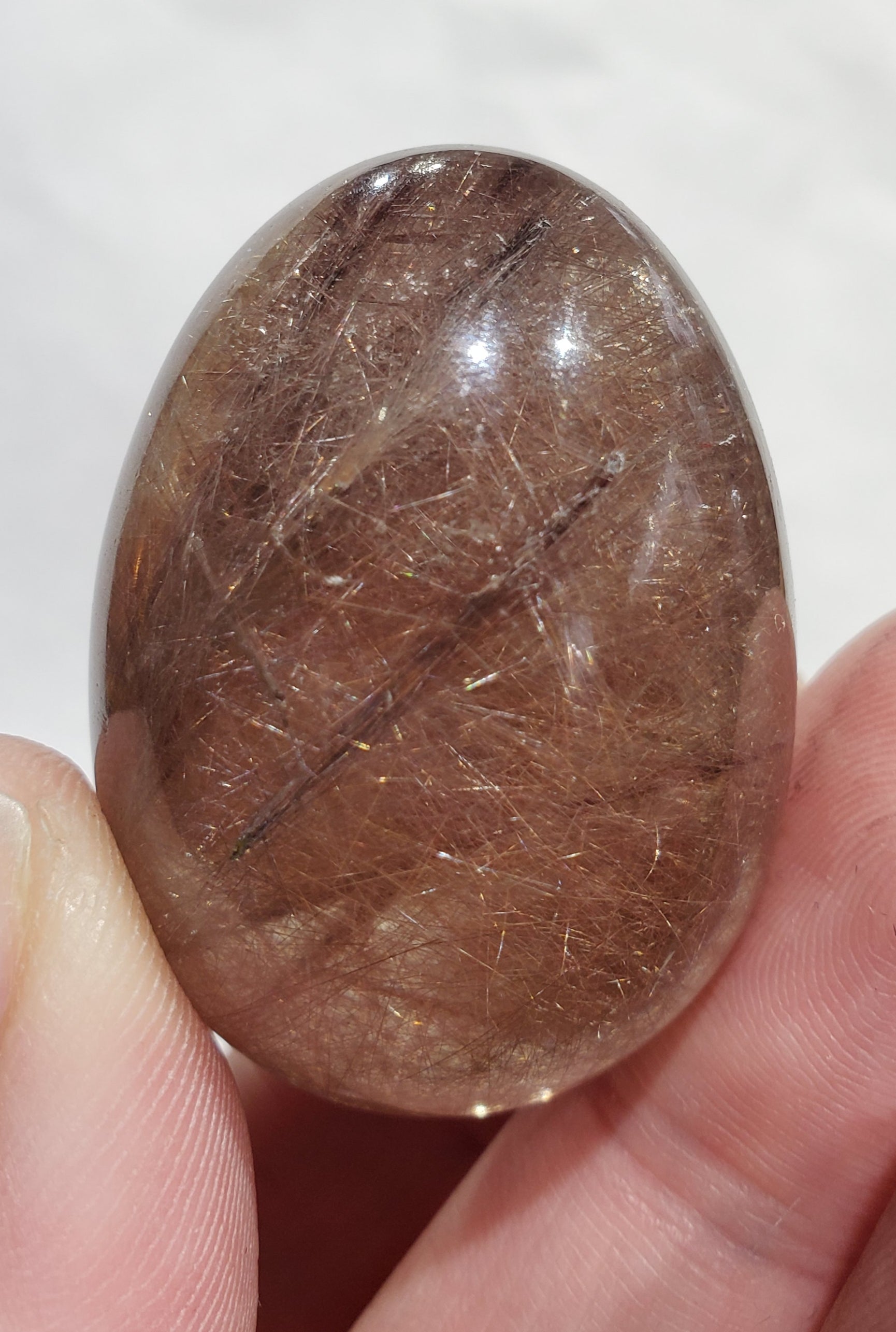 Rutilated Quartz Egg