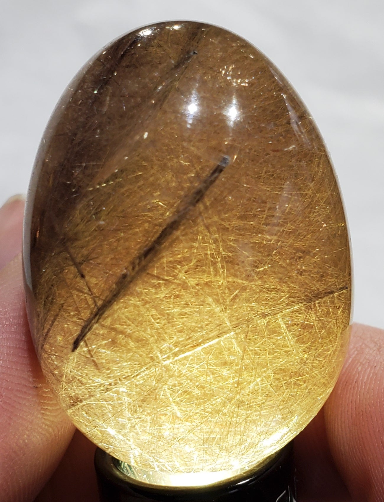 Rutilated Quartz Egg