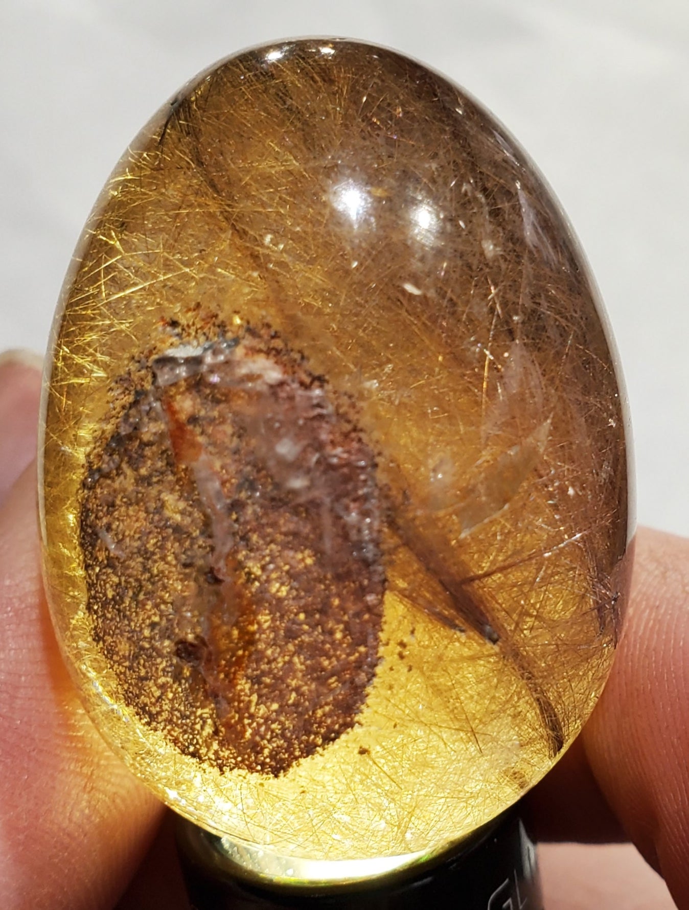 Rutilated Quartz Egg