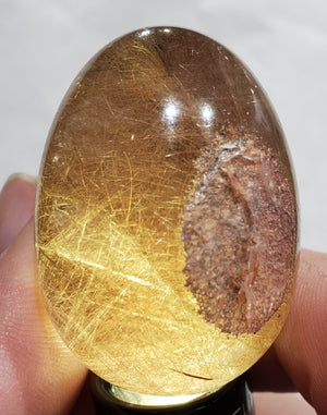 Rutilated Quartz Egg