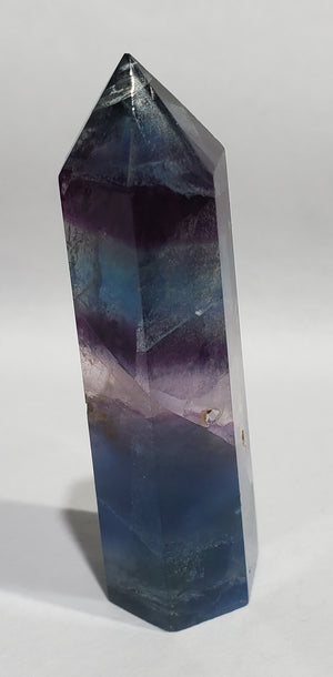 Rainbow Fluorite Point,  China