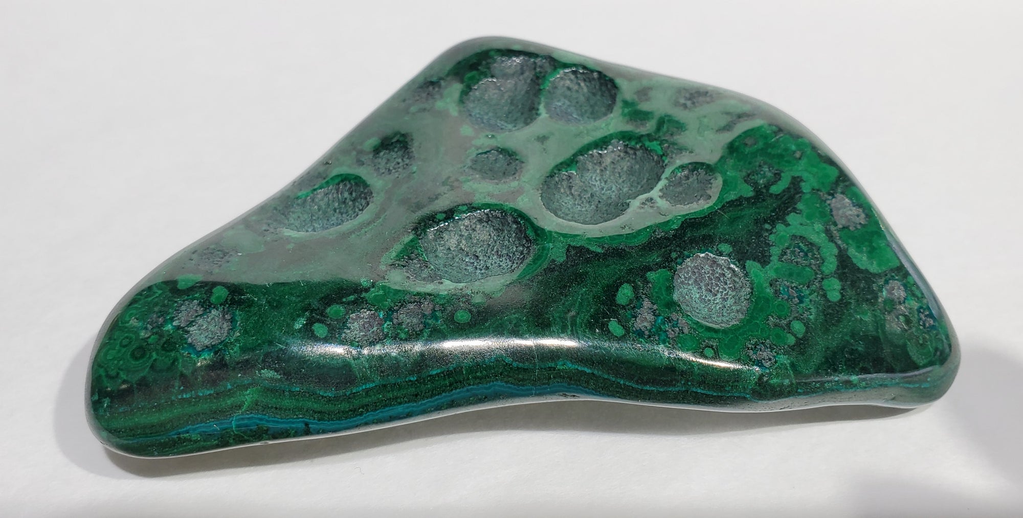 Polished Malachite, Congo