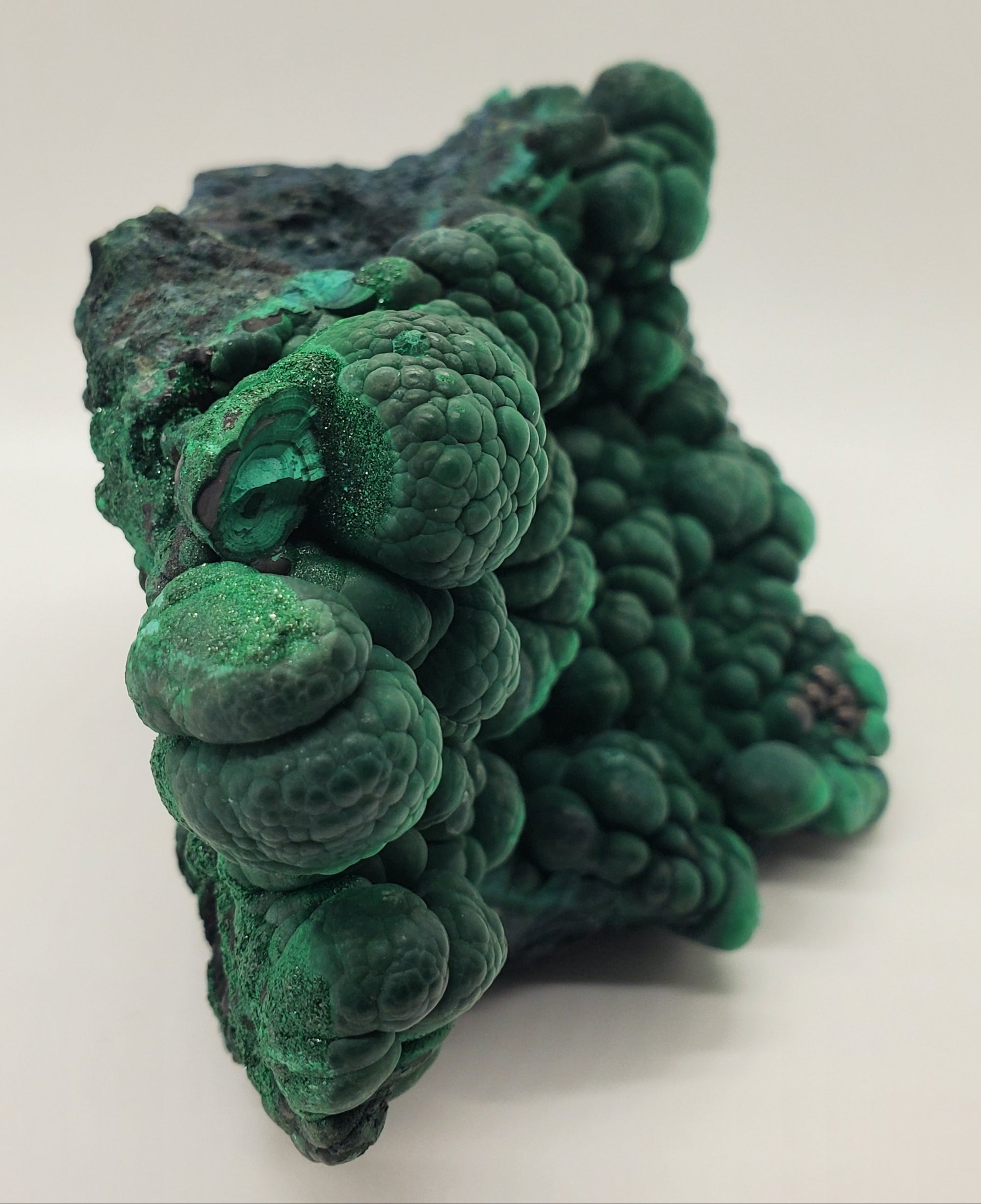 Botryoidal Malachite,  Congo