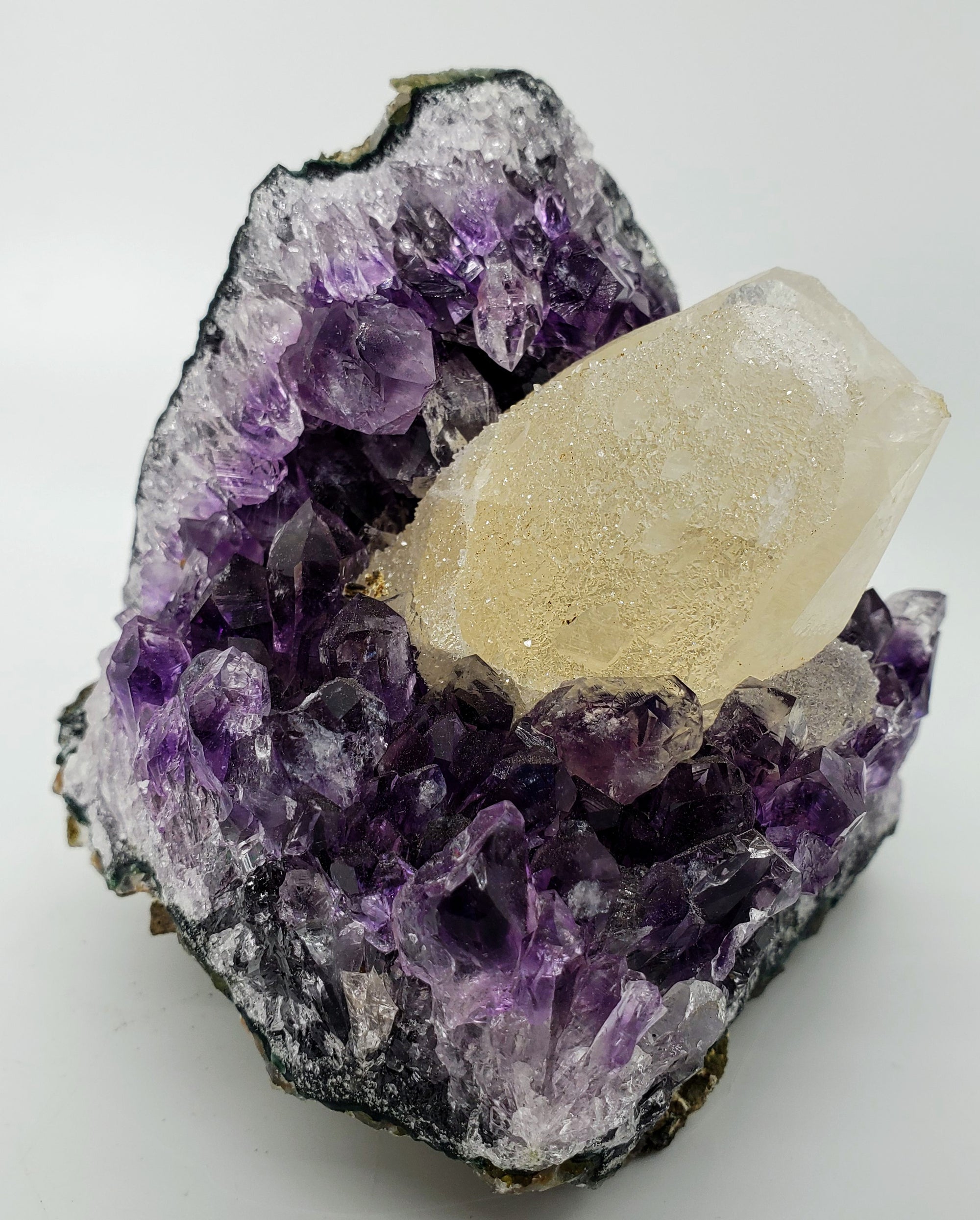 Amethyst and Calcite, Uruguay