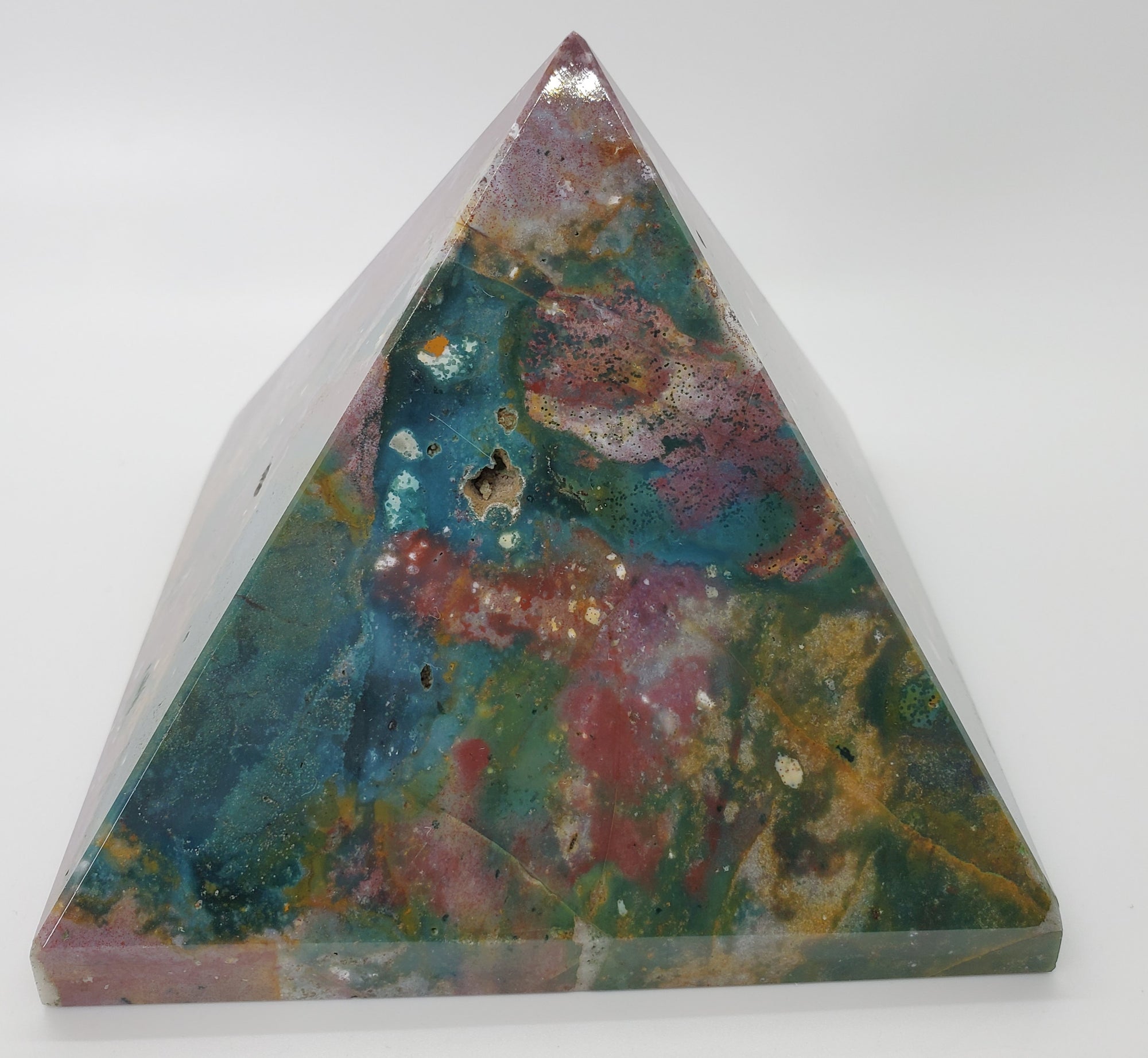 Bloodstone Pyramid, 3lbs