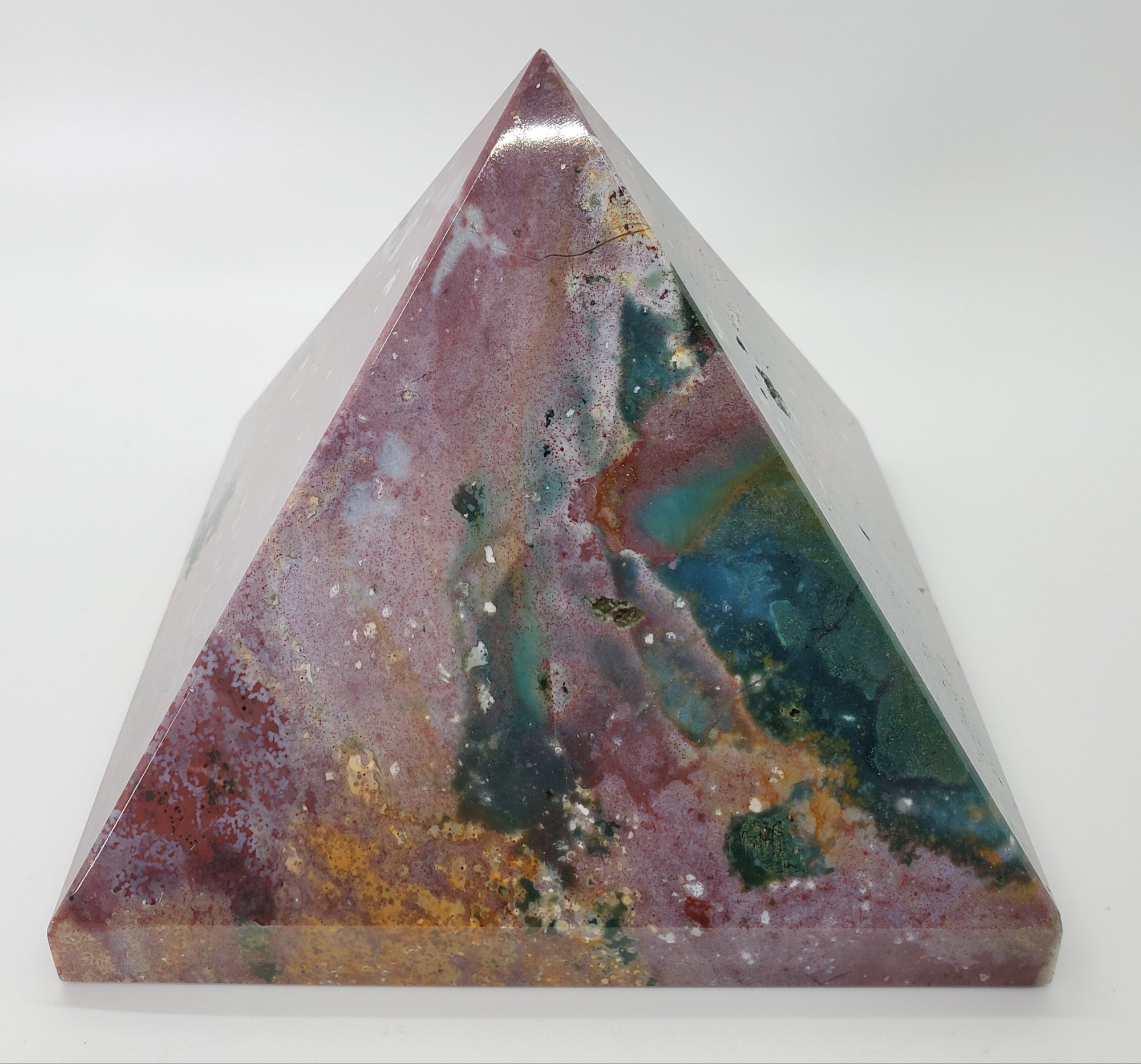 Bloodstone Pyramid, 3lbs