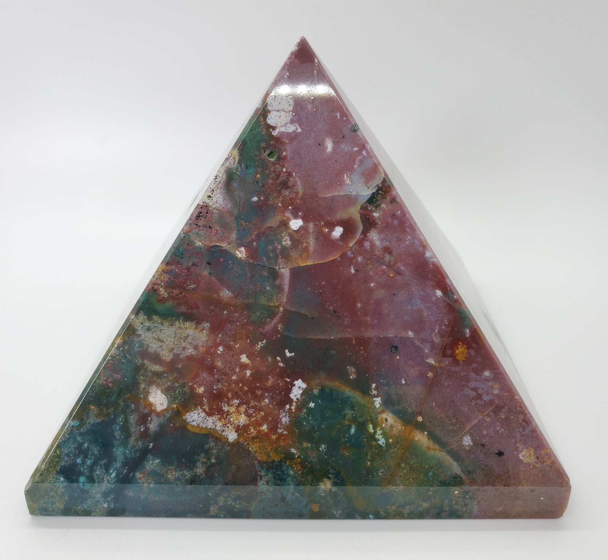 Bloodstone Pyramid, 3lbs