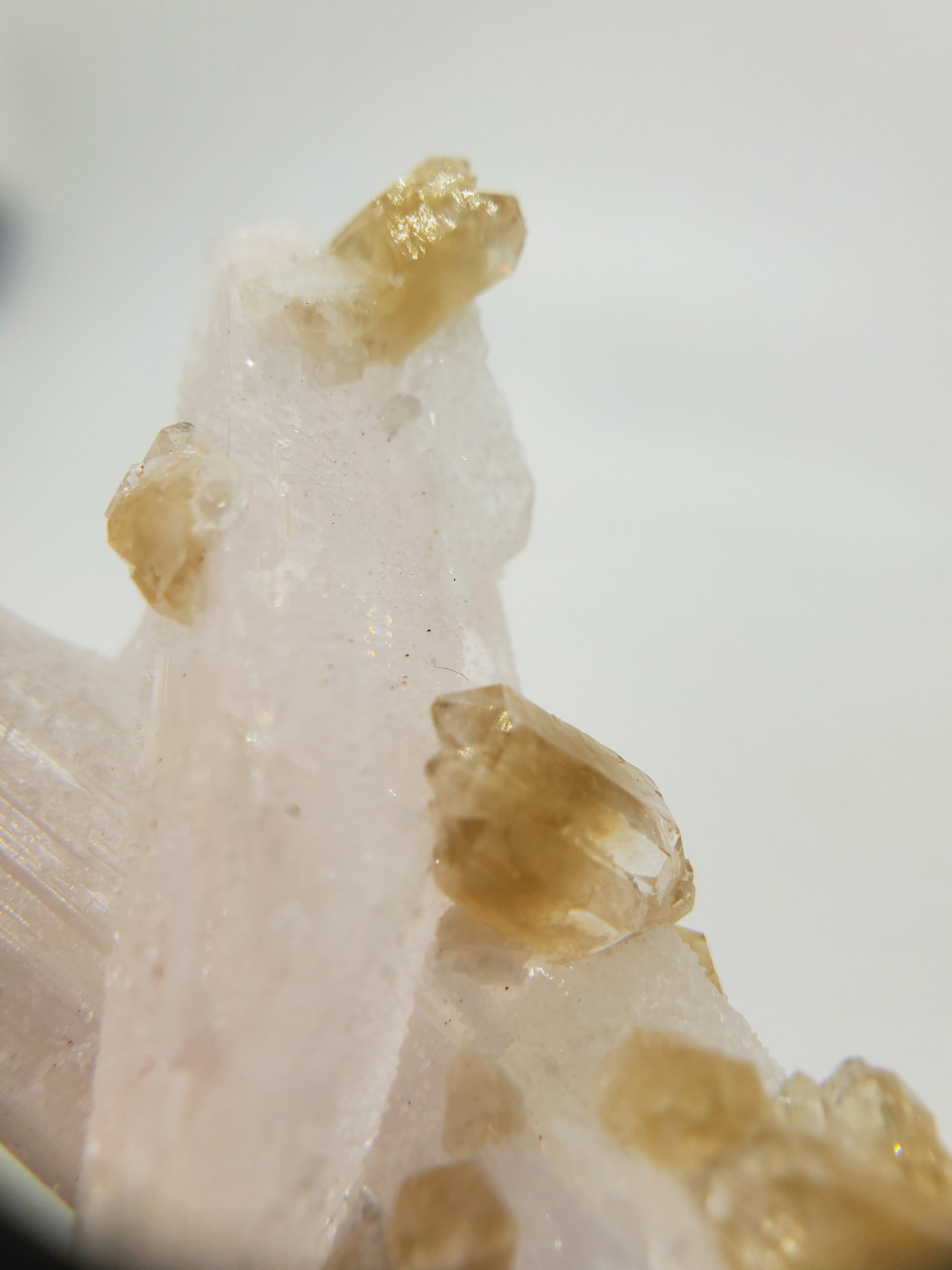Danburite with Citrine, Mexico