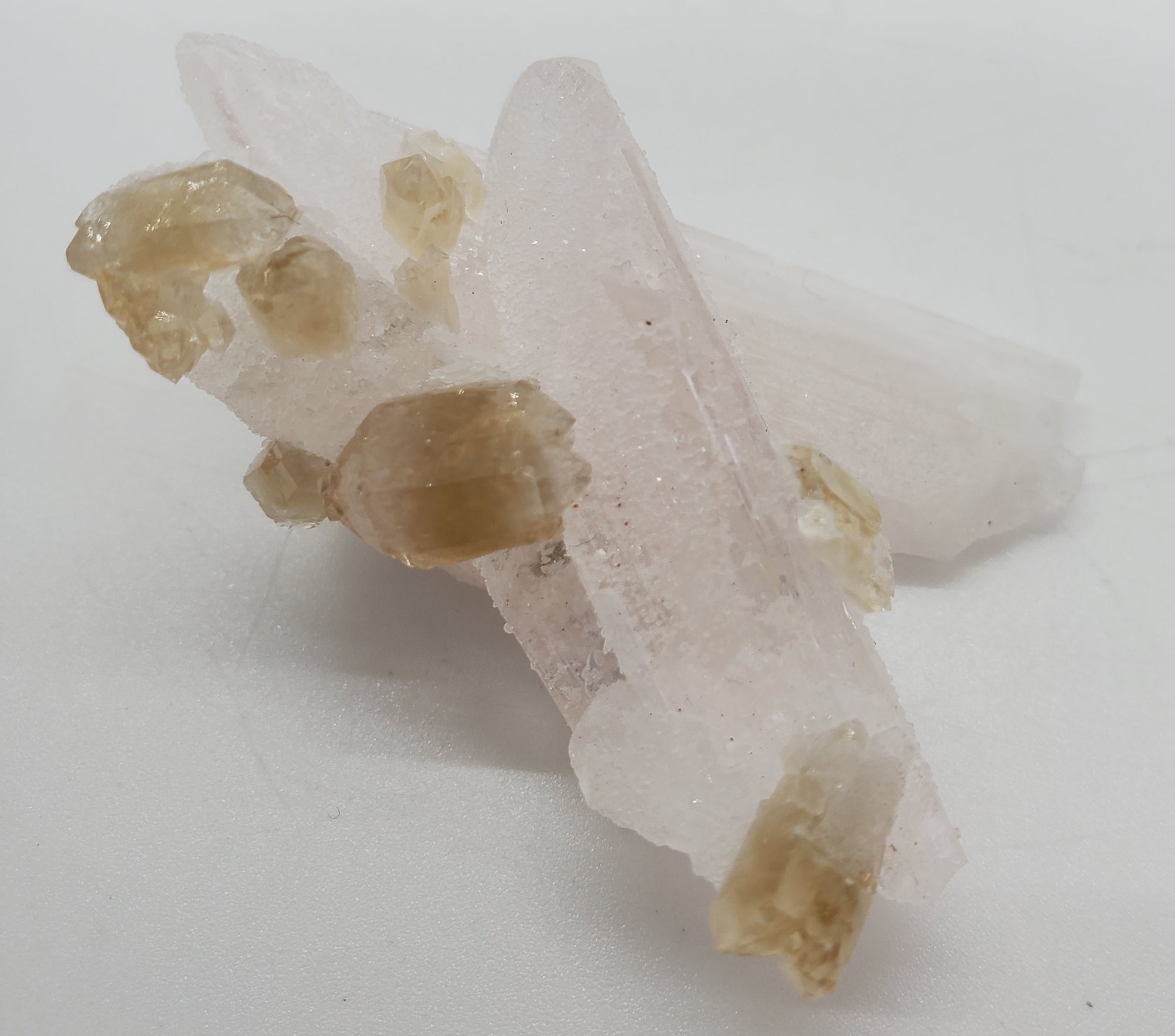 Danburite with Citrine, Mexico