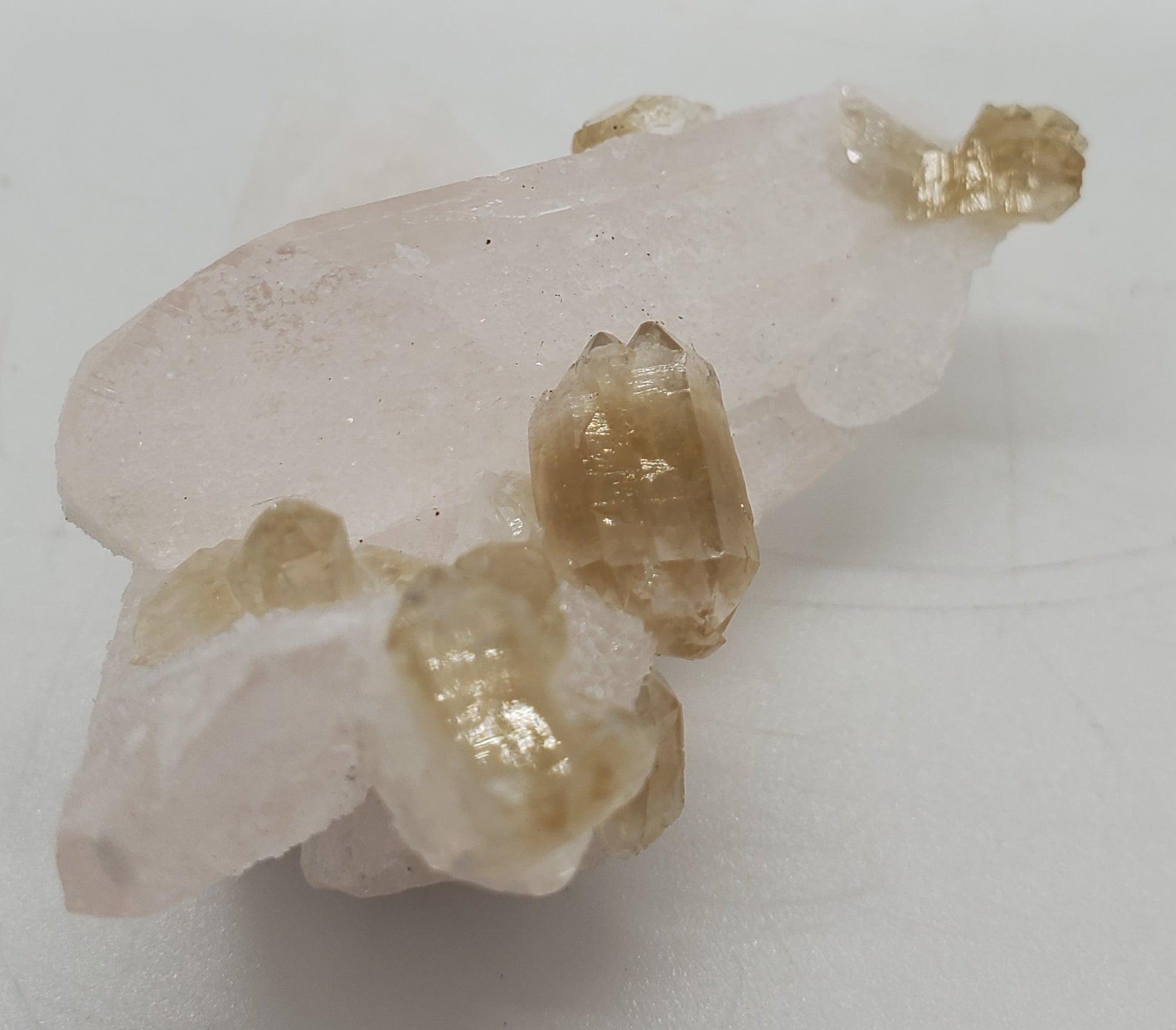 Danburite with Citrine, Mexico