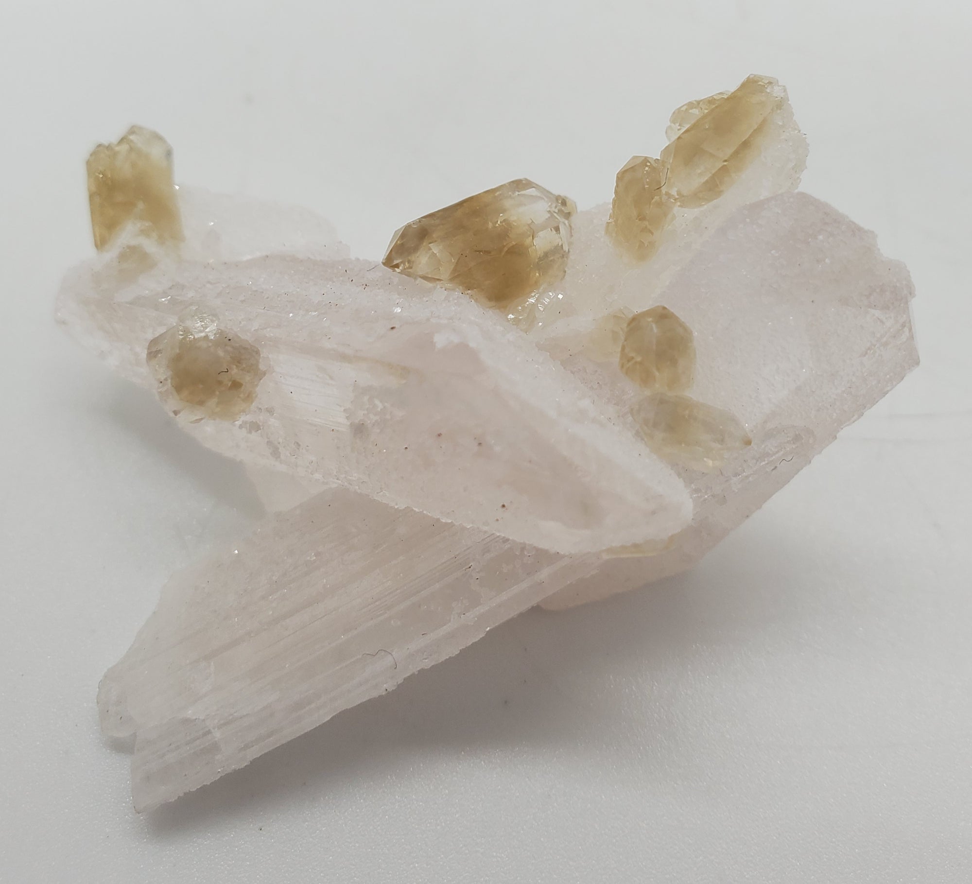 Danburite with Citrine, Mexico