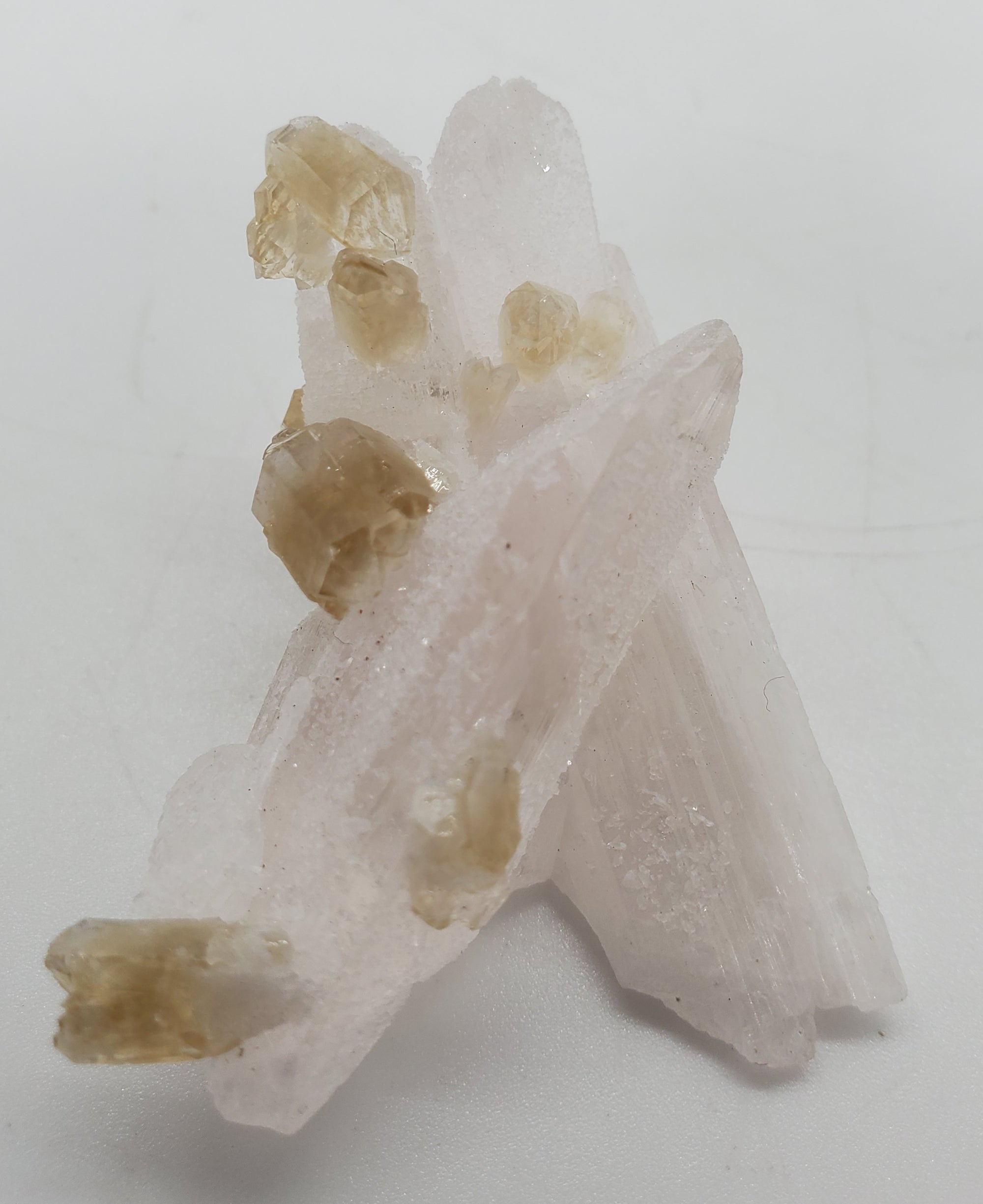 Danburite with Citrine, Mexico