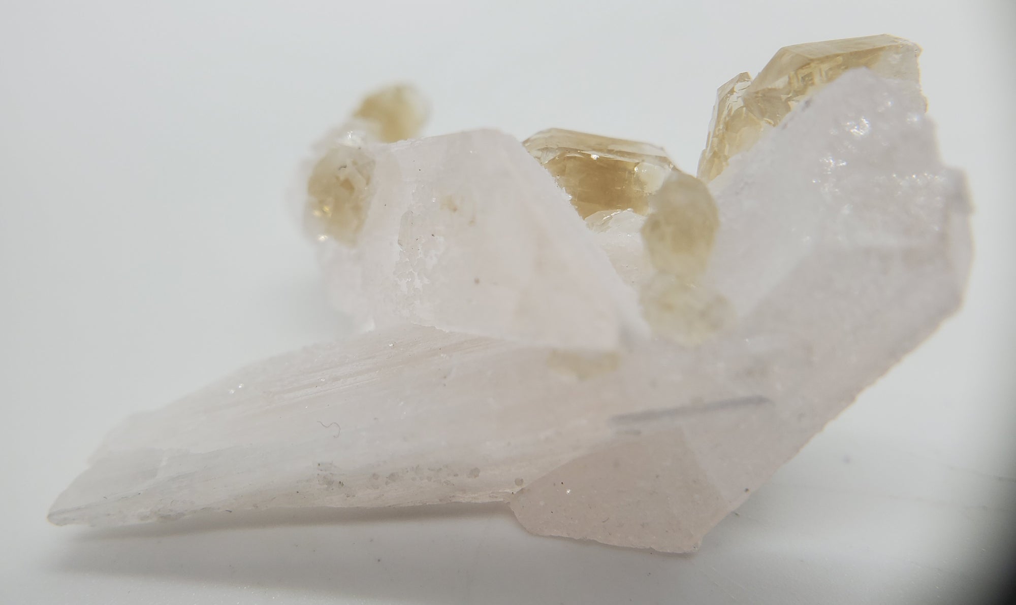Danburite with Citrine, Mexico