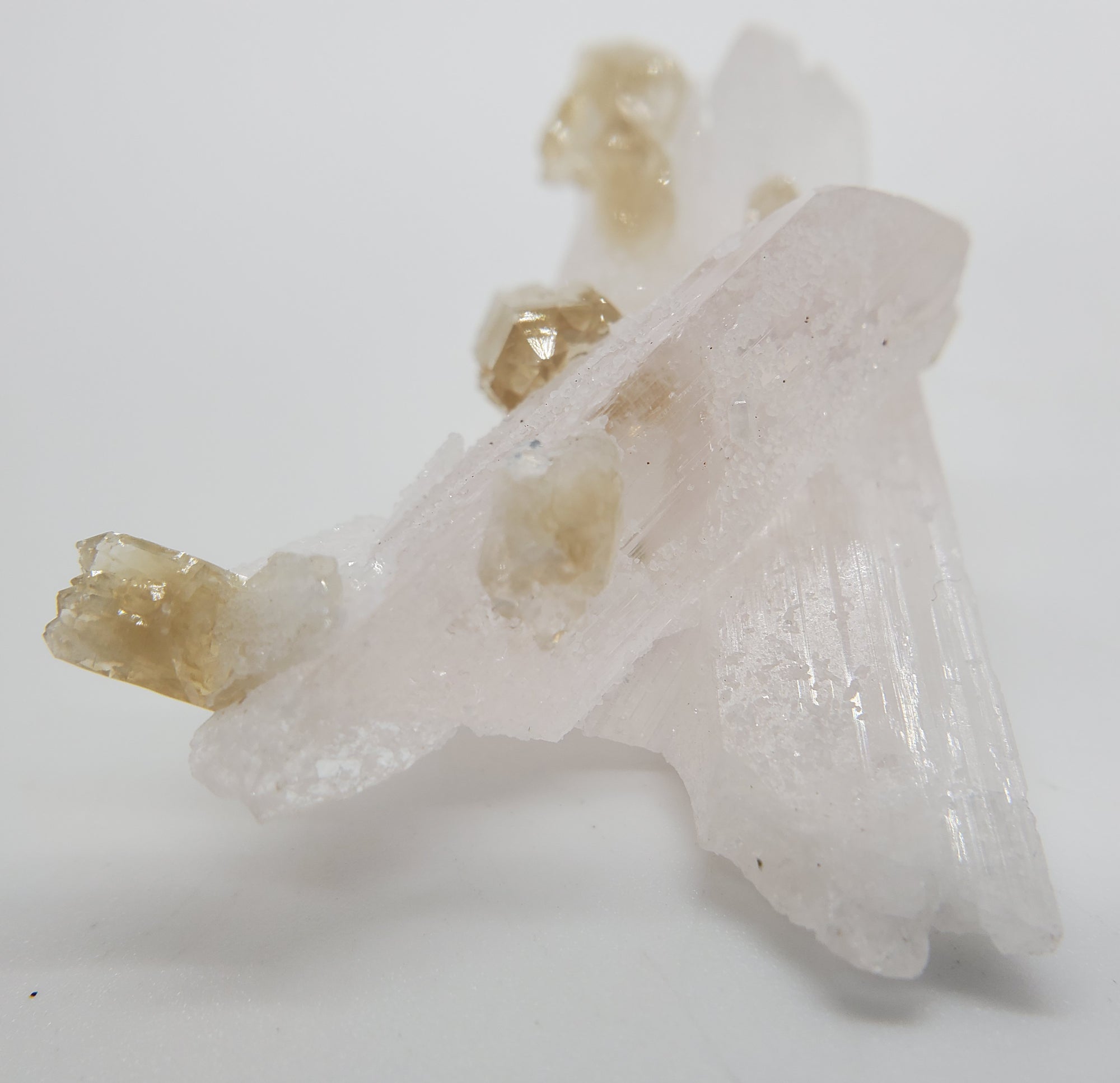 Danburite with Citrine, Mexico