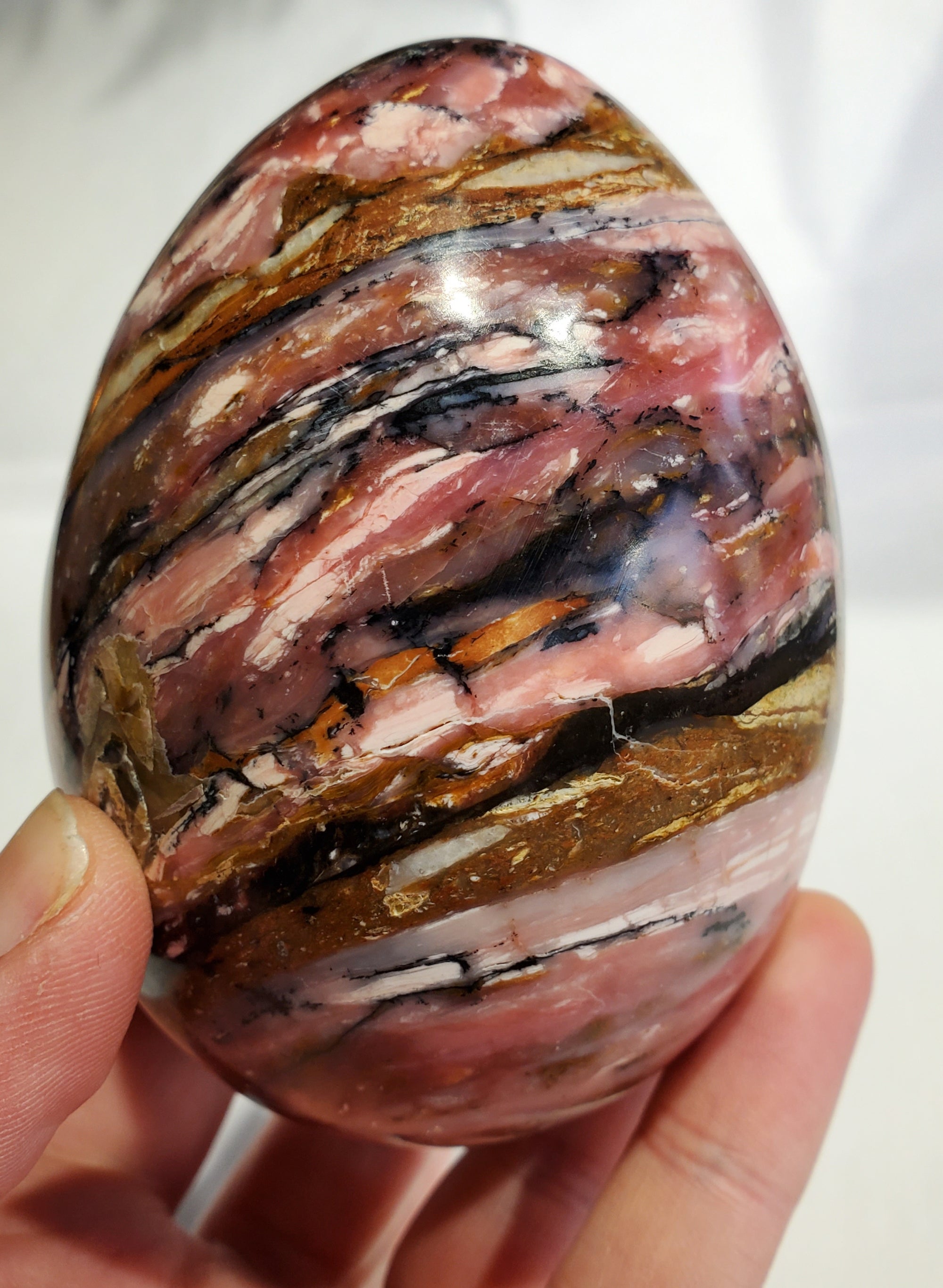 Pink Opal Egg, Peru