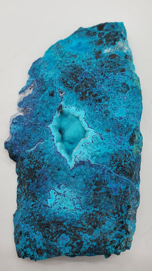 Shattuckite, Chrysocolla,  and Quartz (Mexico)