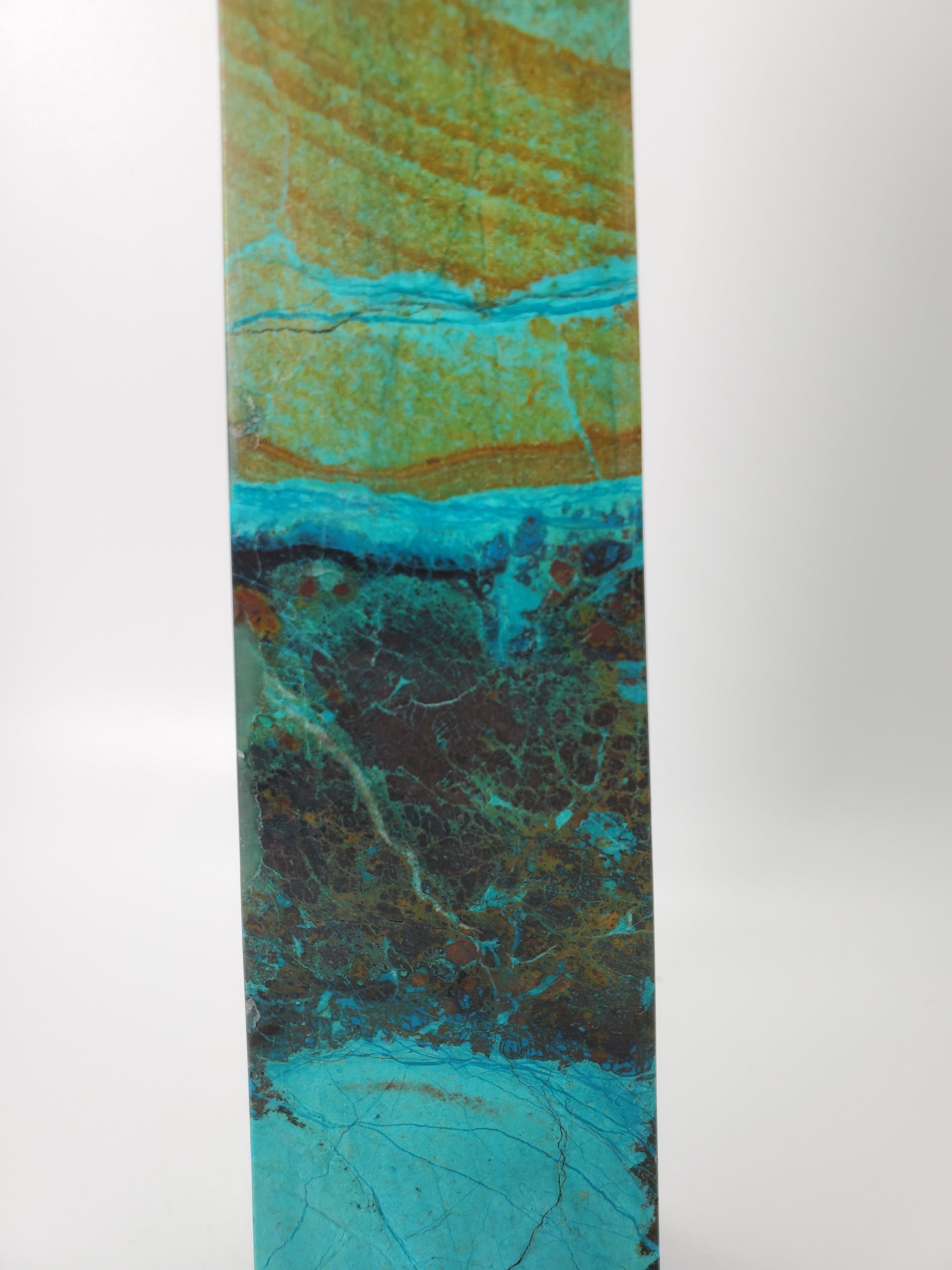 Chrysocolla Obelisk, Peru