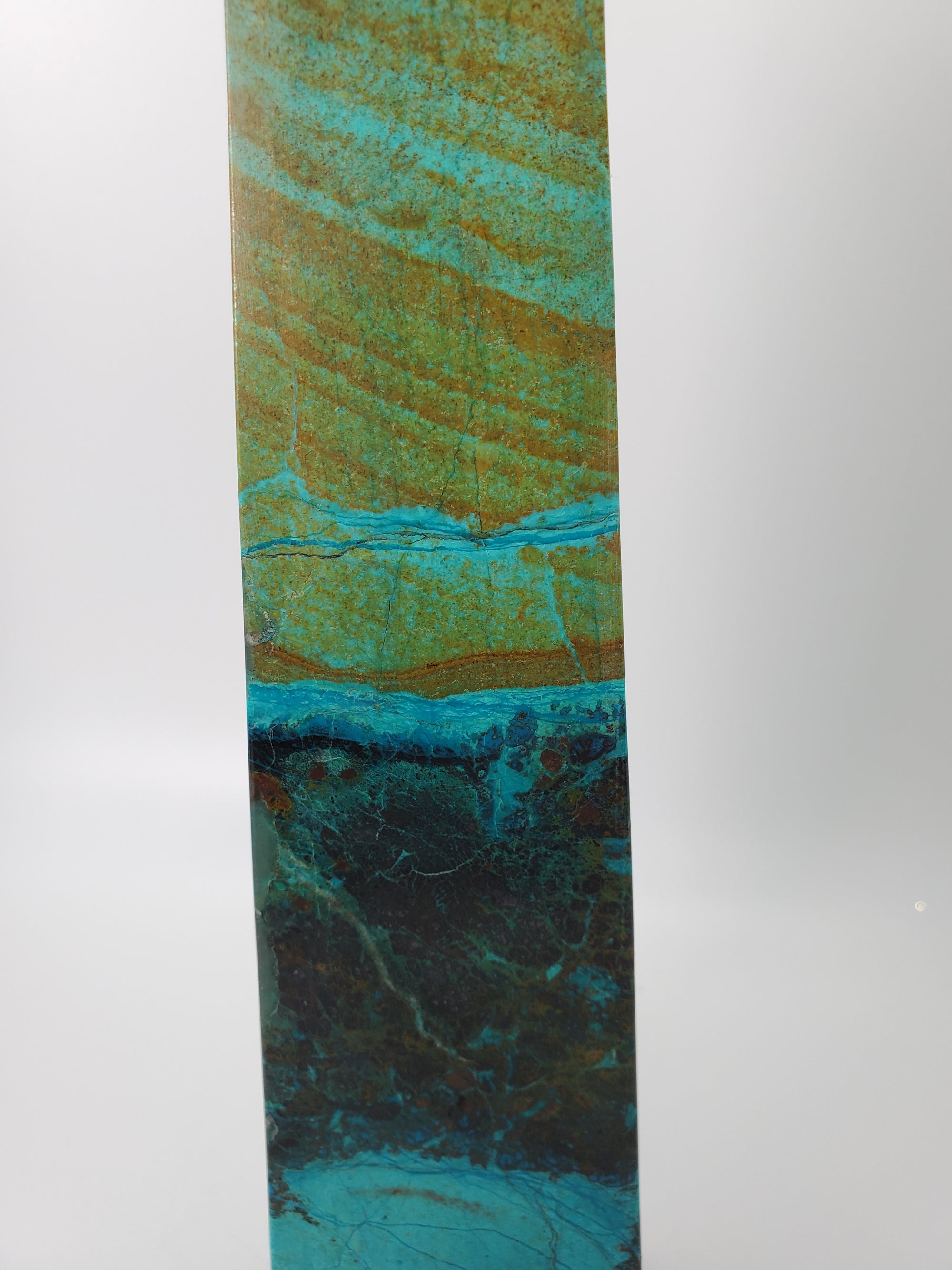 Chrysocolla Obelisk, Peru