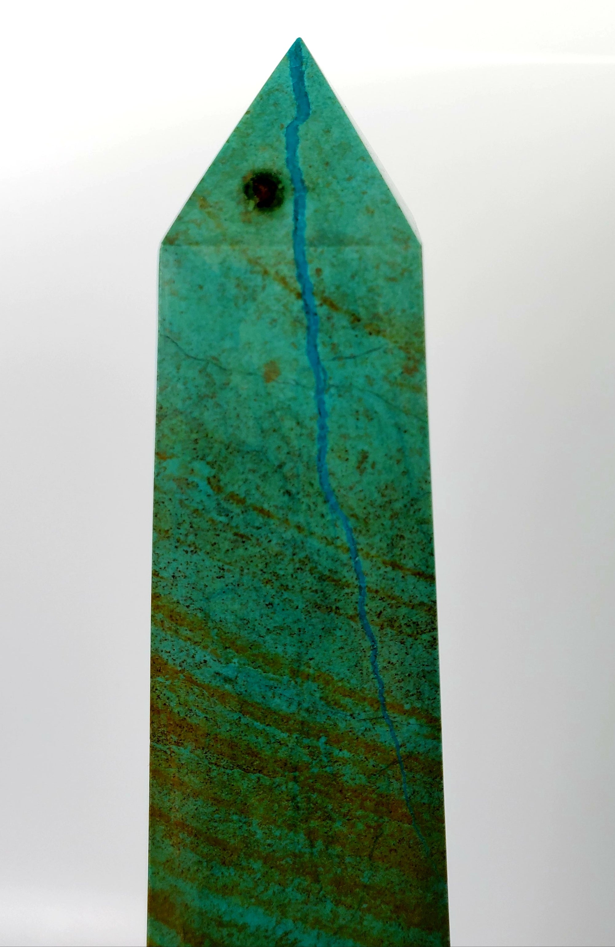 Chrysocolla Obelisk, Peru
