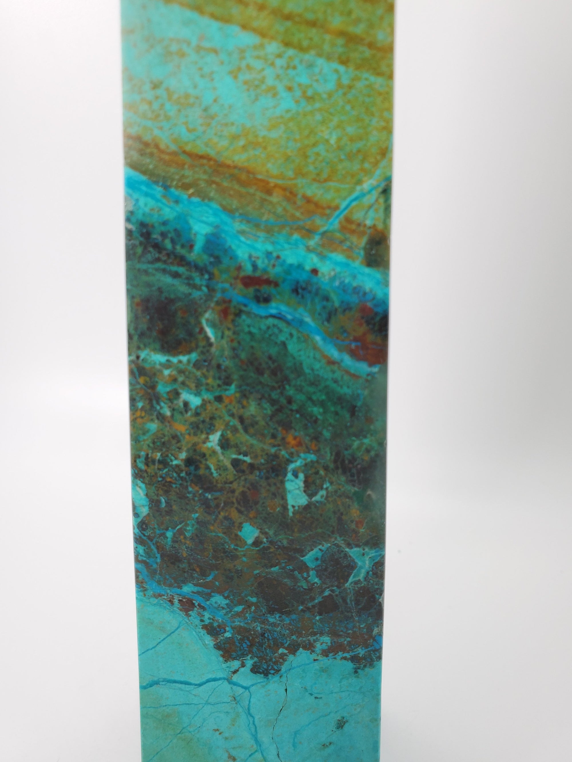 Chrysocolla Obelisk, Peru