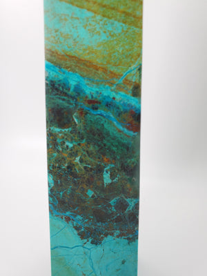Chrysocolla Obelisk, Peru