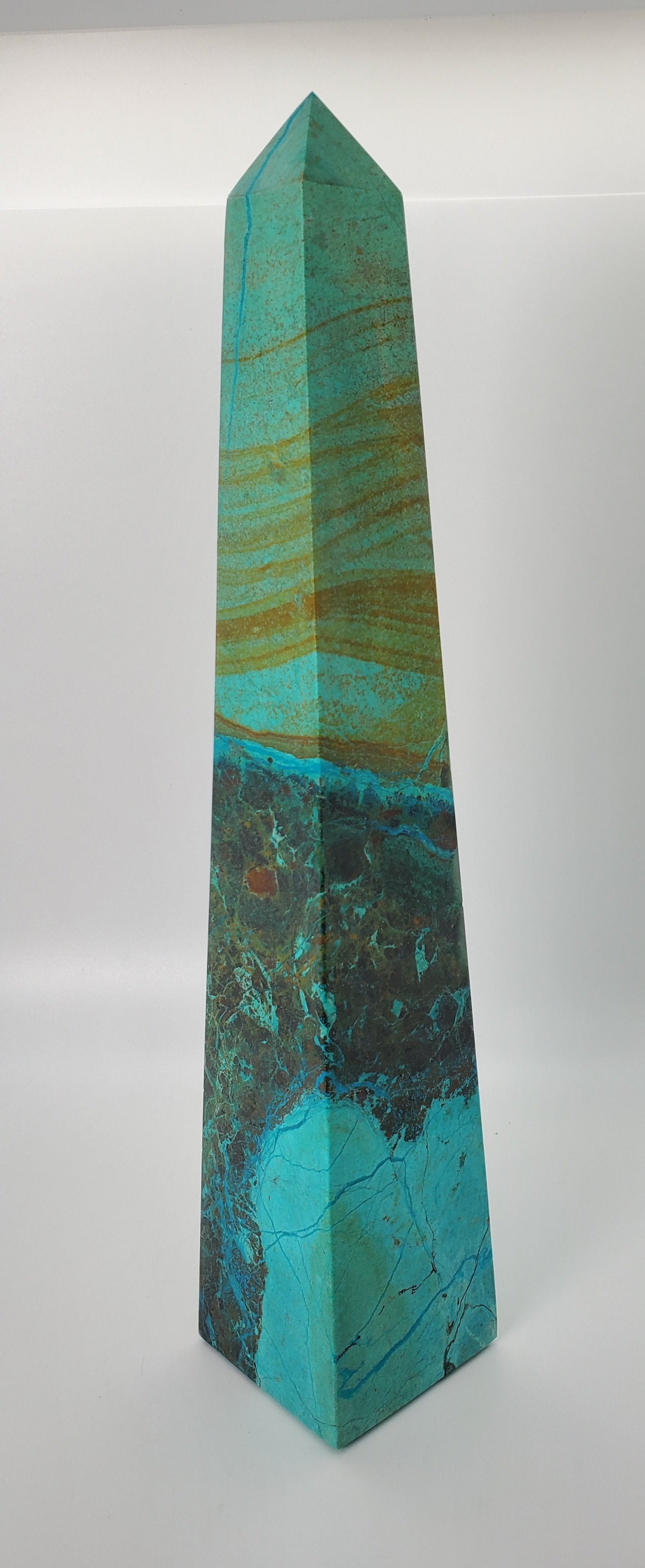 Chrysocolla Obelisk, Peru