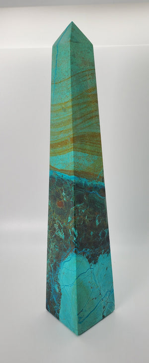 Chrysocolla Obelisk, Peru
